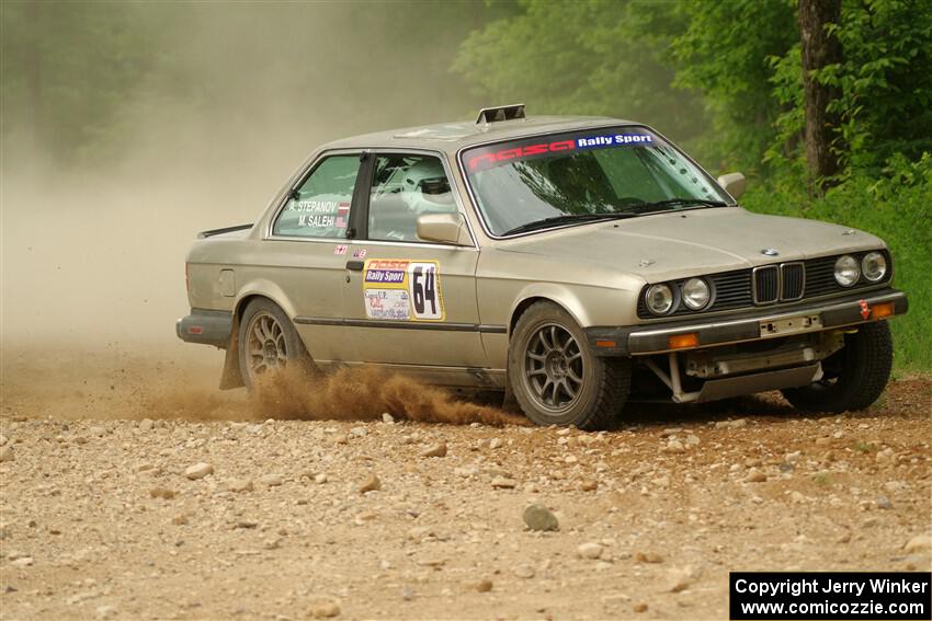 Mohammad Salehi / Artur Stepanov BMW 325is on SS2, Skunk Creek.
