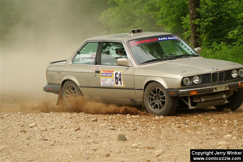 Mohammad Salehi / Artur Stepanov BMW 325is on SS2, Skunk Creek.
