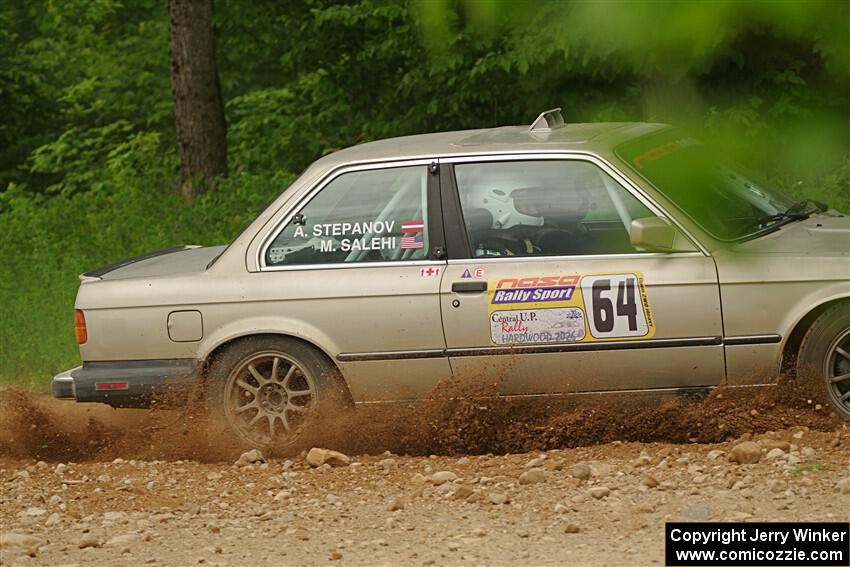Mohammad Salehi / Artur Stepanov BMW 325is on SS2, Skunk Creek.