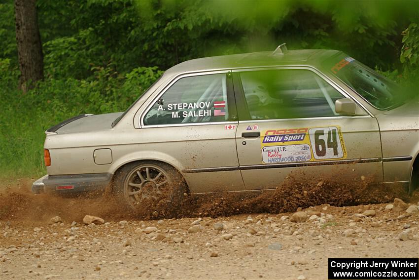 Mohammad Salehi / Artur Stepanov BMW 325is on SS2, Skunk Creek.