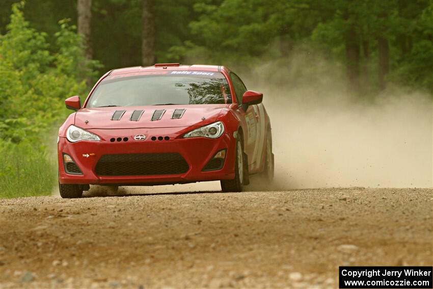 Eric Anderson / Taylor Haelterman Toyota FR-S on SS2, Skunk Creek.