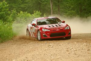 Eric Anderson / Taylor Haelterman Toyota FR-S on SS2, Skunk Creek.