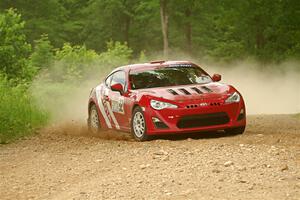 Eric Anderson / Taylor Haelterman Toyota FR-S on SS2, Skunk Creek.