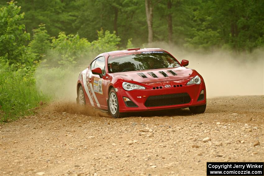 Eric Anderson / Taylor Haelterman Toyota FR-S on SS2, Skunk Creek.