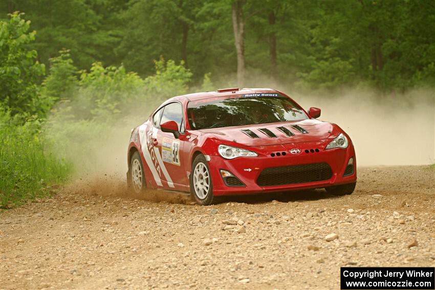 Eric Anderson / Taylor Haelterman Toyota FR-S on SS2, Skunk Creek.