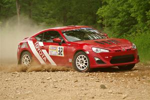 Eric Anderson / Taylor Haelterman Toyota FR-S on SS2, Skunk Creek.