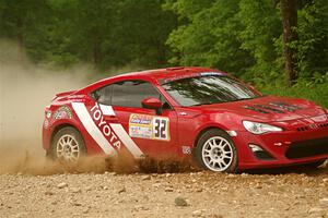 Eric Anderson / Taylor Haelterman Toyota FR-S on SS2, Skunk Creek.