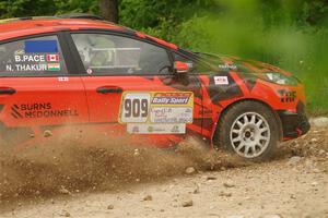 Nikhil Thakur / Brandon Pace Ford Fiesta ST on SS2, Skunk Creek.