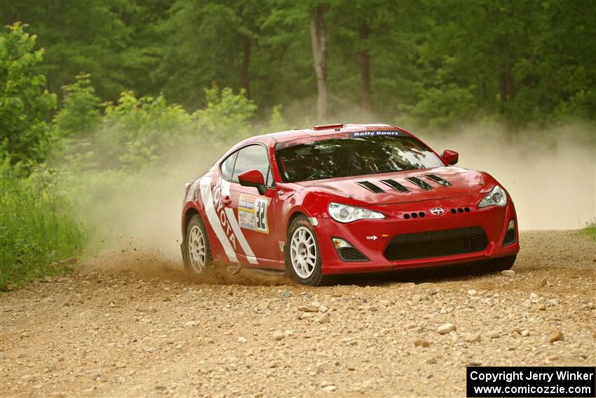 Eric Anderson / Taylor Haelterman Toyota FR-S on SS2, Skunk Creek.