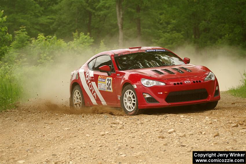 Eric Anderson / Taylor Haelterman Toyota FR-S on SS2, Skunk Creek.
