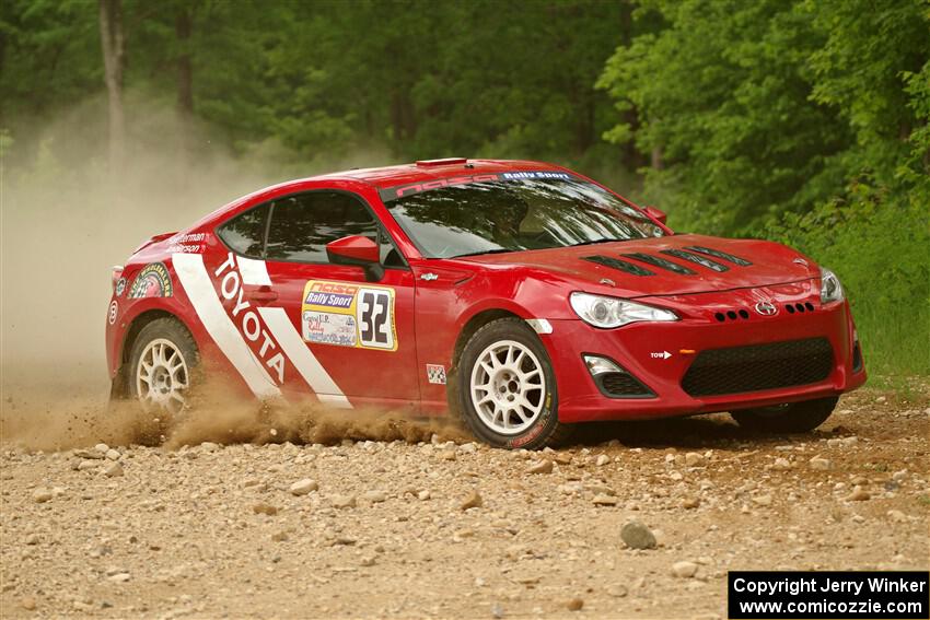 Eric Anderson / Taylor Haelterman Toyota FR-S on SS2, Skunk Creek.