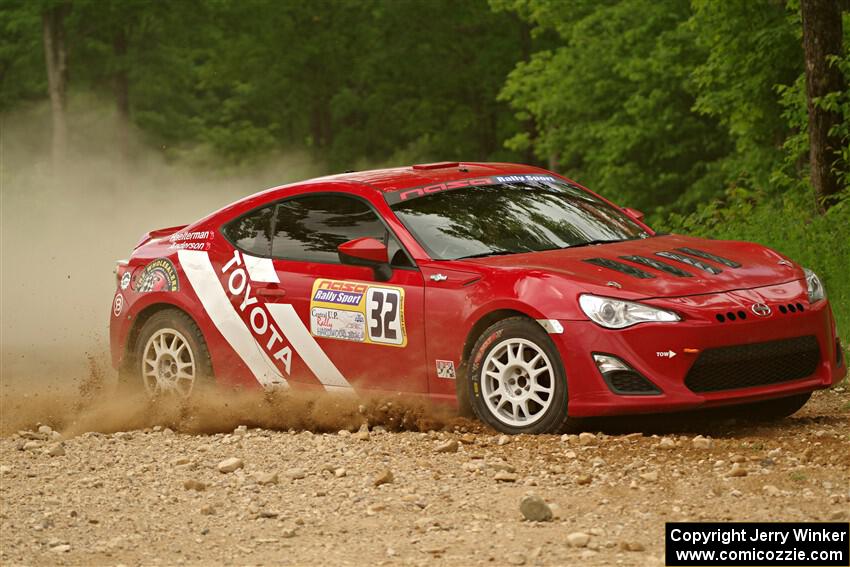 Eric Anderson / Taylor Haelterman Toyota FR-S on SS2, Skunk Creek.