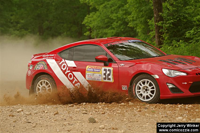 Eric Anderson / Taylor Haelterman Toyota FR-S on SS2, Skunk Creek.