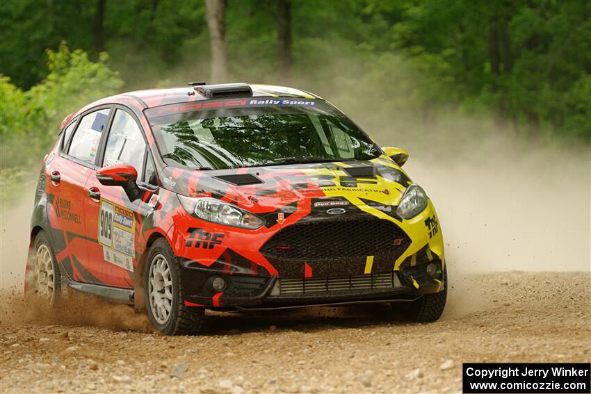 Nikhil Thakur / Brandon Pace Ford Fiesta ST on SS2, Skunk Creek.
