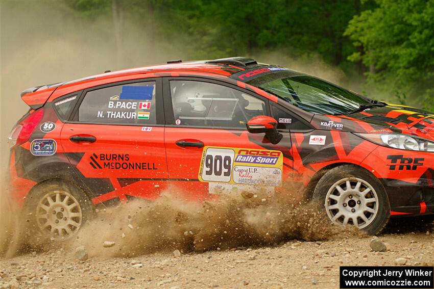 Nikhil Thakur / Brandon Pace Ford Fiesta ST on SS2, Skunk Creek.