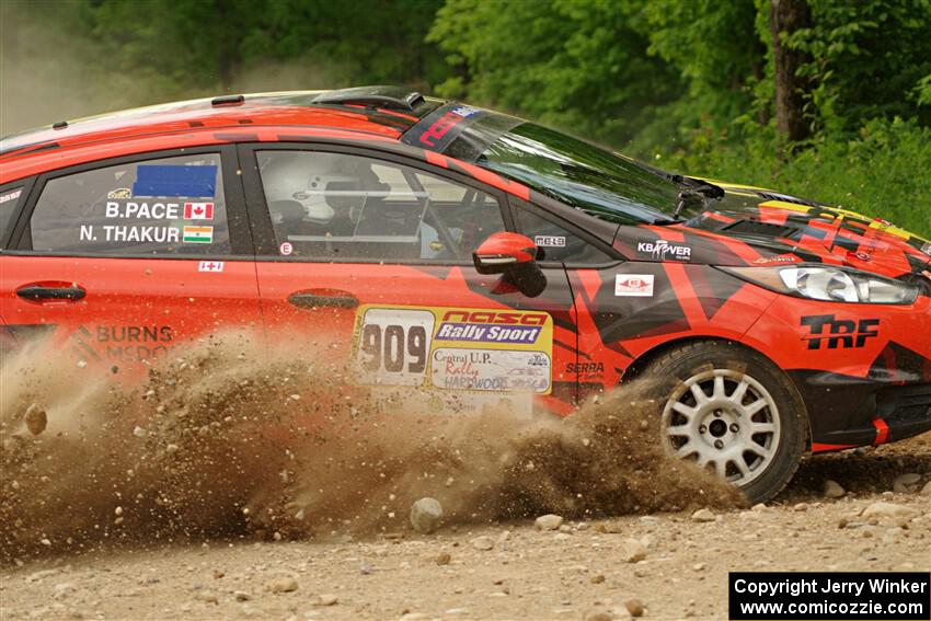Nikhil Thakur / Brandon Pace Ford Fiesta ST on SS2, Skunk Creek.