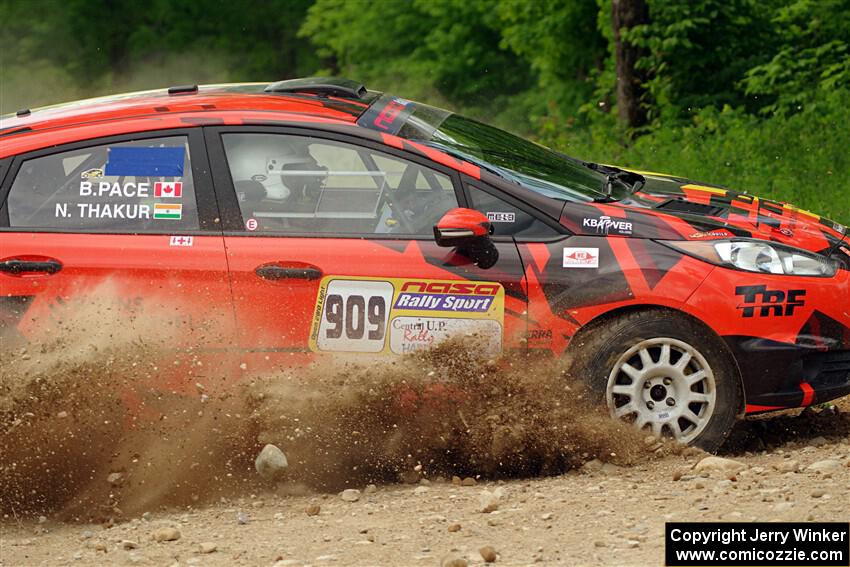 Nikhil Thakur / Brandon Pace Ford Fiesta ST on SS2, Skunk Creek.