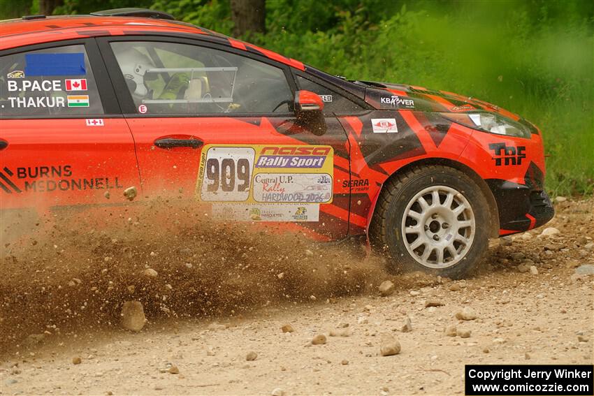 Nikhil Thakur / Brandon Pace Ford Fiesta ST on SS2, Skunk Creek.