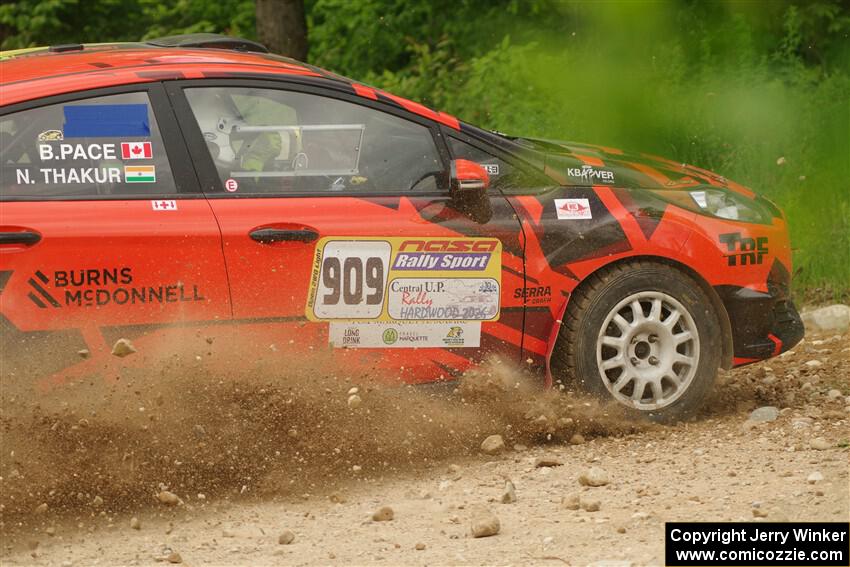 Nikhil Thakur / Brandon Pace Ford Fiesta ST on SS2, Skunk Creek.
