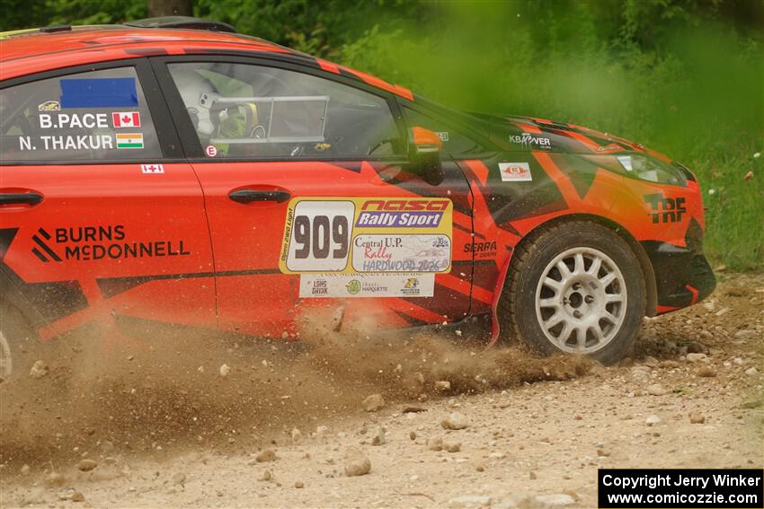 Nikhil Thakur / Brandon Pace Ford Fiesta ST on SS2, Skunk Creek.