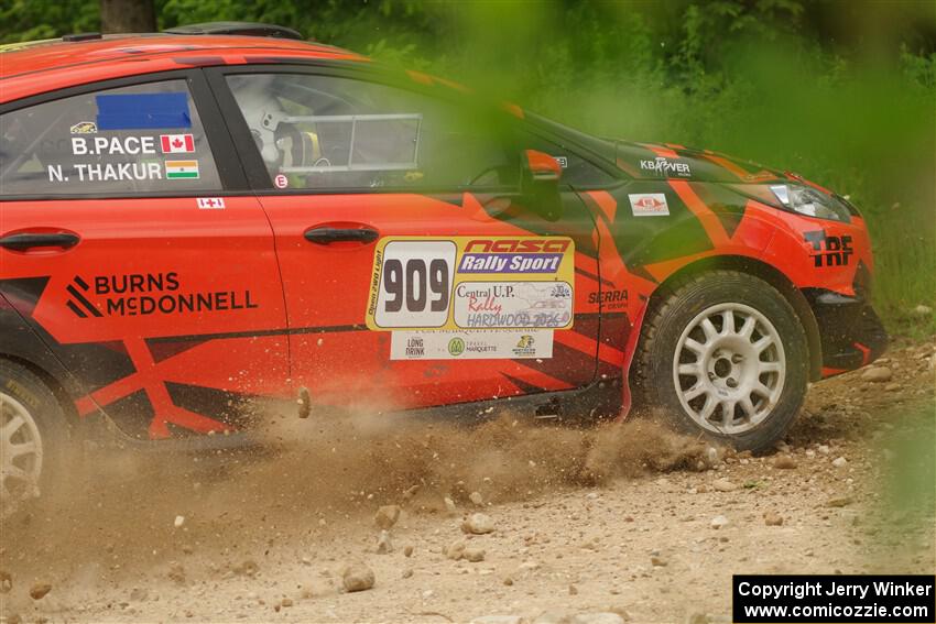Nikhil Thakur / Brandon Pace Ford Fiesta ST on SS2, Skunk Creek.