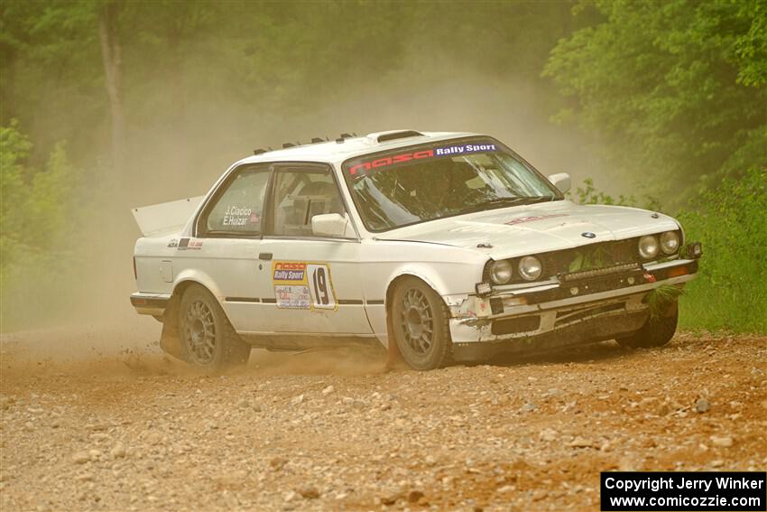 Elena Huizar / Julienne Ciacico BMW 325i on SS2, Skunk Creek.
