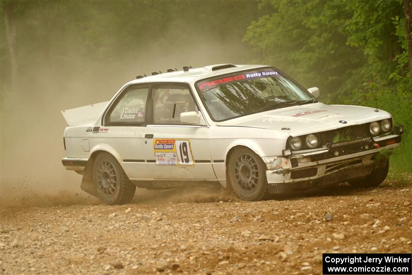 Elena Huizar / Julienne Ciacico BMW 325i on SS2, Skunk Creek.