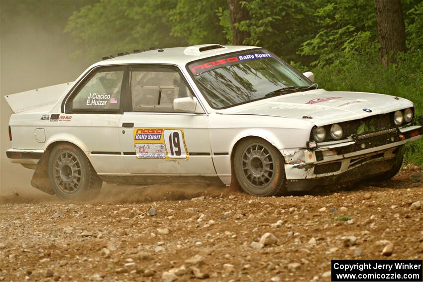 Elena Huizar / Julienne Ciacico BMW 325i on SS2, Skunk Creek.