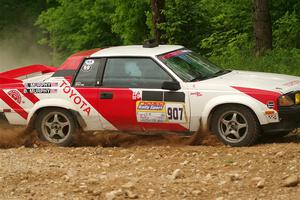 Bryce Murphy / Braxton Murphy Toyota Celica GTS on SS2, Skunk Creek.