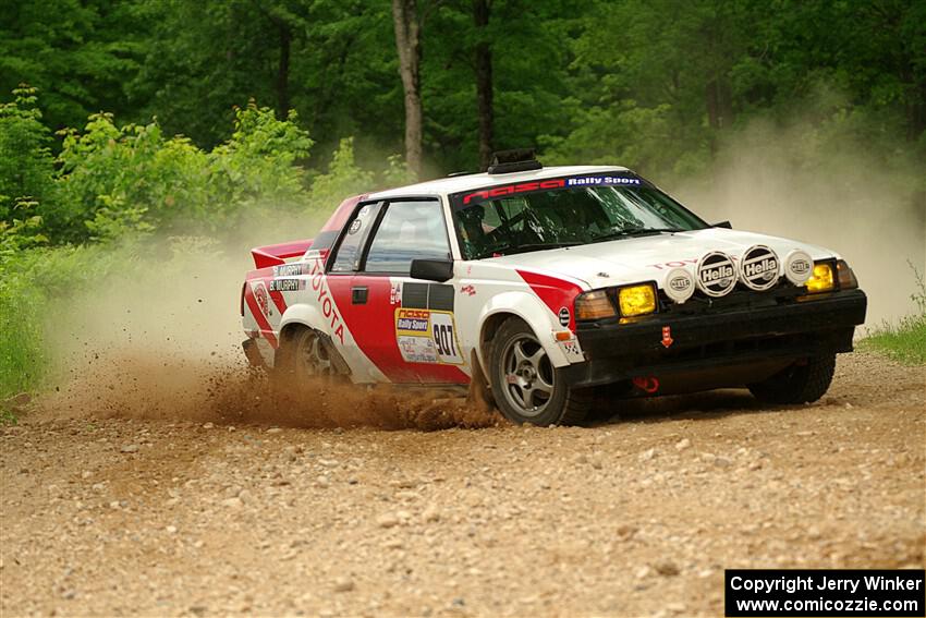 Bryce Murphy / Braxton Murphy Toyota Celica GTS on SS2, Skunk Creek.