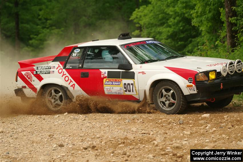 Bryce Murphy / Braxton Murphy Toyota Celica GTS on SS2, Skunk Creek.