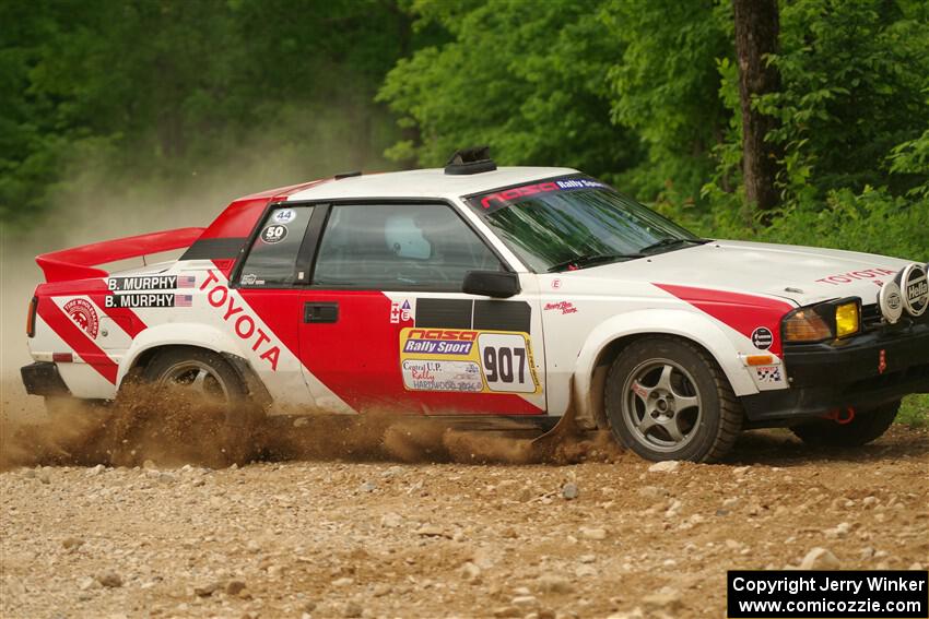 Bryce Murphy / Braxton Murphy Toyota Celica GTS on SS2, Skunk Creek.