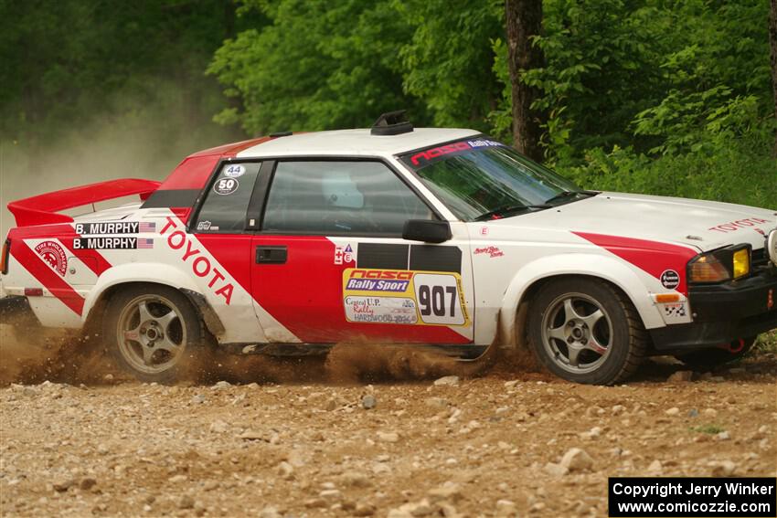 Bryce Murphy / Braxton Murphy Toyota Celica GTS on SS2, Skunk Creek.