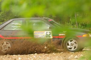 Joe Boburka / Elizabeth Unglenieks-Ploeg Ford Escort on SS2, Skunk Creek.