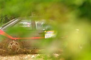 Joe Boburka / Elizabeth Unglenieks-Ploeg Ford Escort on SS2, Skunk Creek.