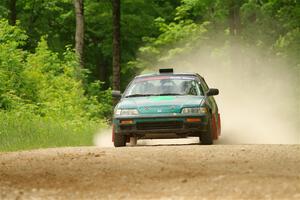 Maegan Burkart / Joanna Seaman Honda CRX Si on SS2, Skunk Creek.