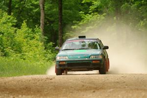 Maegan Burkart / Joanna Seaman Honda CRX Si on SS2, Skunk Creek.
