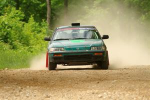 Maegan Burkart / Joanna Seaman Honda CRX Si on SS2, Skunk Creek.