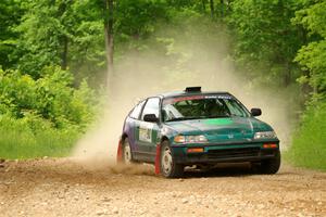 Maegan Burkart / Joanna Seaman Honda CRX Si on SS2, Skunk Creek.