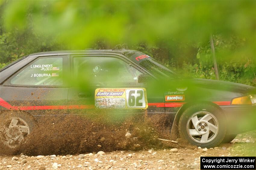 Joe Boburka / Elizabeth Unglenieks-Ploeg Ford Escort on SS2, Skunk Creek.