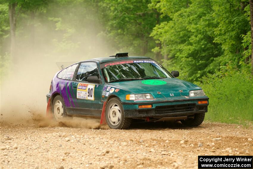 Maegan Burkart / Joanna Seaman Honda CRX Si on SS2, Skunk Creek.