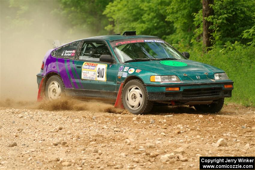 Maegan Burkart / Joanna Seaman Honda CRX Si on SS2, Skunk Creek.