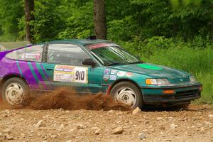 Maegan Burkart / Joanna Seaman Honda CRX Si on SS2, Skunk Creek.