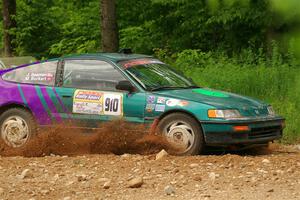 Maegan Burkart / Joanna Seaman Honda CRX Si on SS2, Skunk Creek.