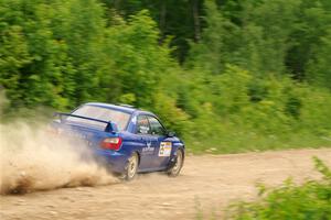Jimmy Pelizzari / Bryce Proseus Subaru WRX on SS3, Woodtick Hollow.
