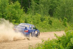 Jimmy Pelizzari / Bryce Proseus Subaru WRX on SS3, Woodtick Hollow.