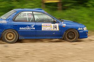 Connor Himes / Aleut Hatfield Subaru Impreza on SS3, Woodtick Hollow.