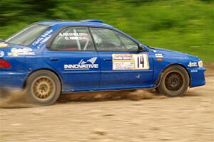 Connor Himes / Aleut Hatfield Subaru Impreza on SS3, Woodtick Hollow.