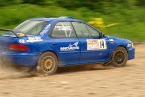 Connor Himes / Aleut Hatfield Subaru Impreza on SS3, Woodtick Hollow.