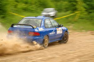 Connor Himes / Aleut Hatfield Subaru Impreza on SS3, Woodtick Hollow.